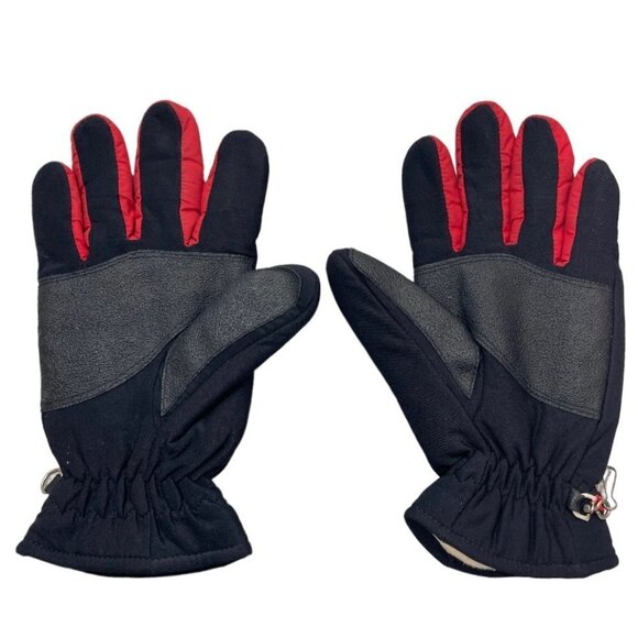 ATLANTA HAWKS Men's Black Red Gloves Small/Medium Winter Gear‎ Thinsulate Logo - Picture 15 of 15